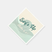 Surfthema Kindergeburtstag Papiertücher Serviette (Ecke)