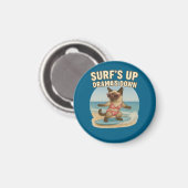Surftheme für Siamkatze  Magnet (Vorderseite/Rückseite)