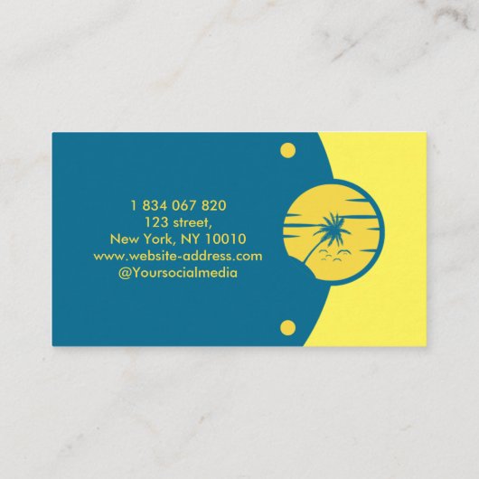 Surftrainer Visitenkarte (Rückseite)