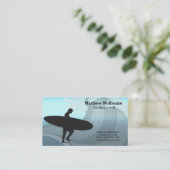 Surftrainer Visitenkarte (Stehend Vorderseite)