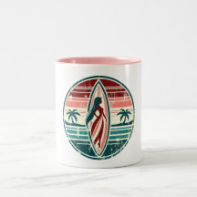 "Surfträume: Hot Girl and Surfboard" Tasse