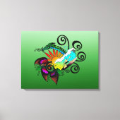 Surfträume Leinwanddruck (Vorderseite)