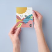 Surfunterricht Erwachsene Kinder Flyer (Gruppe)