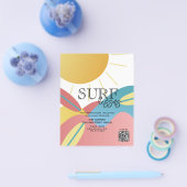 Surfunterricht Erwachsene Kinder Flyer (Einzeln)