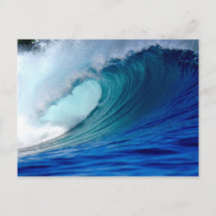 Surfwelle Postkarte