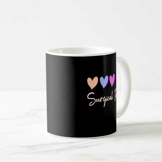 Surg Scrub Tech Chirurgischer Techniker Kaffeetasse (VorderseiteRechts)