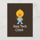 Surg Tech Chick Postcard Postkarte (Vorderseite)