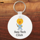 Surg Tech Chick Schlüsselanhänger (Vorderseite)