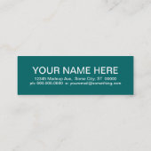 SURGEON (Mod-Quadrate) Mini Visitenkarte (Rückseite)