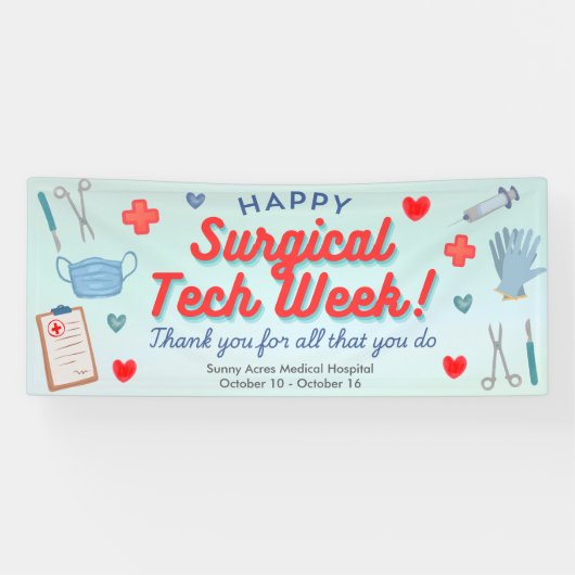 Surgical Tech Appreciation Week Banner (Horizontal)