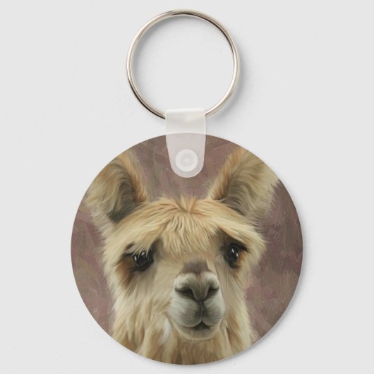 Suri Alpaca Schlüsselanhänger (Vorderseite)