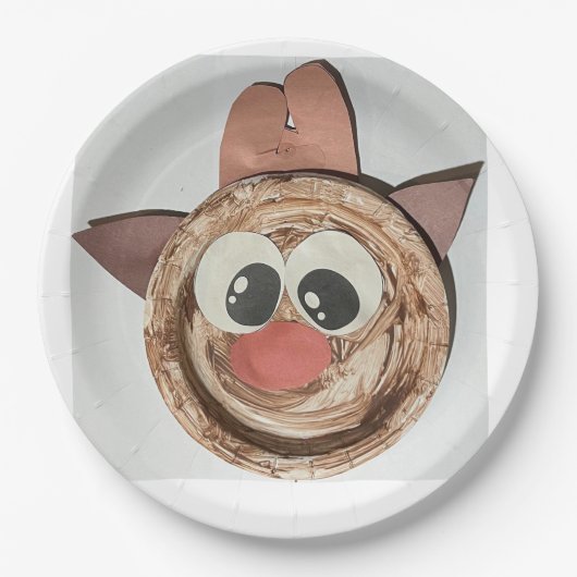 Surianna Collection (Happy Deer) Pappteller (Vorderseite)