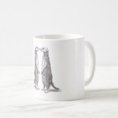SURICATA LOVE. MEERKAT LOVE. KAFFEETASSE (VorderseiteRechts)