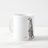 SURICATA. MEERKAT. KAFFEETASSE (Vorderseite Links)