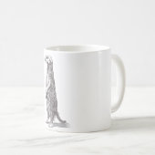 SURICATA. MEERKAT. KAFFEETASSE (VorderseiteRechts)
