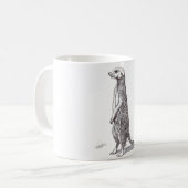 SURICATA. MEERKAT. KAFFEETASSE (Vorderseite Links)