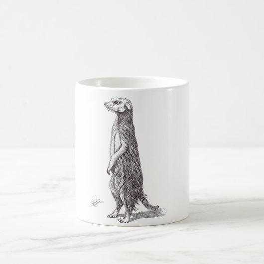 SURICATA. MEERKAT. KAFFEETASSE (Mittel)