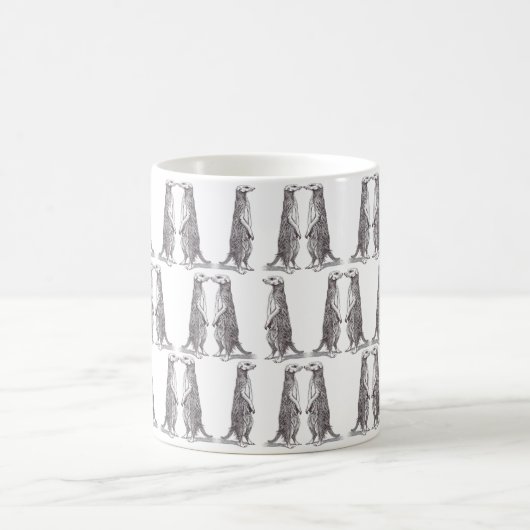 SURICATA. MEERKAT. - PATTERN KAFFEETASSE (Mittel)