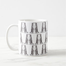SURICATA. MEERKAT. - PATTERN KAFFEETASSE