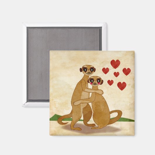 Suricate Magnet (Vorderseite/Rückseite)