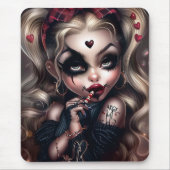 Surie Woman With Clown Makeup 11 Mousepad (Vorne)