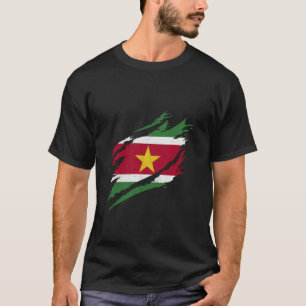 Surinam-Fahne Erbe Surinamischer Stolz Surinamese T-Shirt