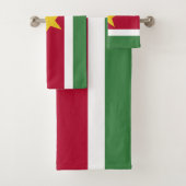 Surinam-Flagge Badhandtuch Set (Insitu)