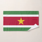 Surinam-Flagge Badhandtuch Set (Handtuch)