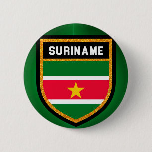 Surinam-Flagge Button