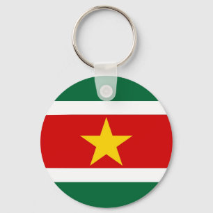 Surinam-Flagge Schlüsselanhänger