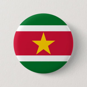 Surinam-Flaggen-Knopf Button
