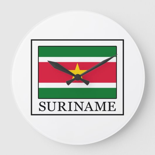 Surinam Große Wanduhr (Vorderseite)