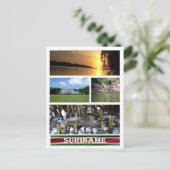 Surinam - Mosaik - Postkarte (Stehend Vorderseite)