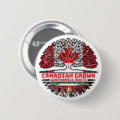 Surinam Surinamese Kanadische Baumhackenflagge Button (Vorne & Hinten)