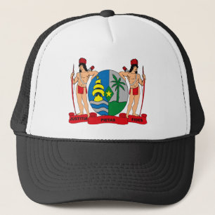 Surinam-Wappen Hut Truckerkappe