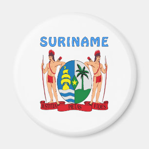 Surinam-Wappen Magnet