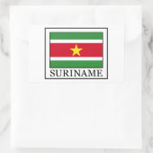 Suriname-Aufkleber Rechteckiger Aufkleber (Tasche)