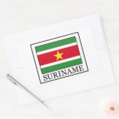 Suriname-Aufkleber Rechteckiger Aufkleber (Umschlag)