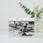 Suriname Beach Postkarte (Stehend Vorderseite)