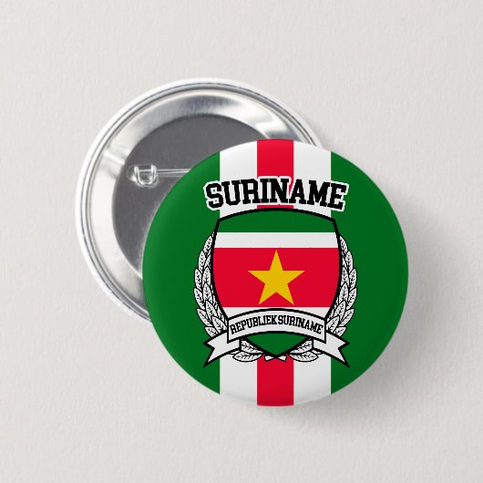 Suriname Button (Vorne & Hinten)