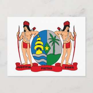 Suriname Coat of Arms Postkarte