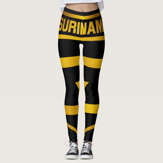 Suriname-Emblem Leggings (Vorderseite)