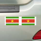 Suriname-Flag Autoaufkleber (Auf Auto)