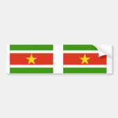 Suriname-Flag Autoaufkleber (Vorne)