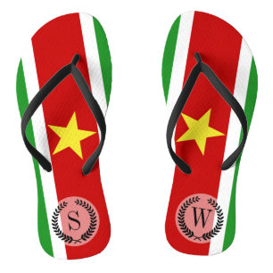 Suriname-Flag Badesandalen