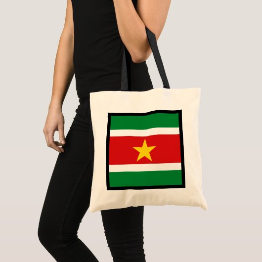 Suriname Flag Bag Tragetasche (Vorderseite (Produkt))