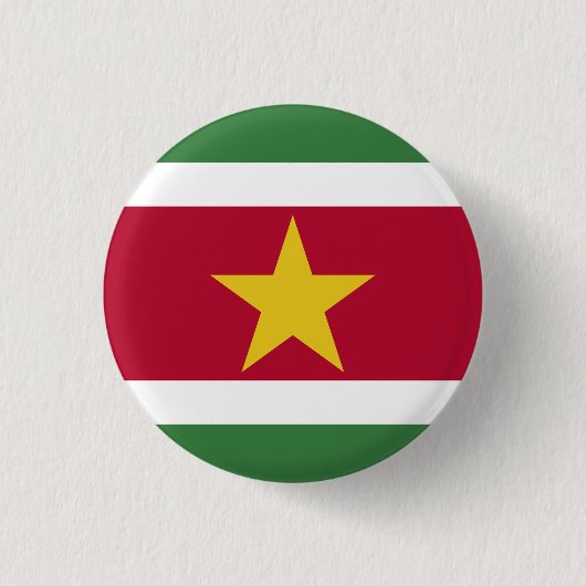 Suriname-Flag Button (Vorderseite)