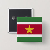 Suriname-Flag Button (Vorne & Hinten)