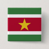 Suriname-Flag Button (Vorderseite)
