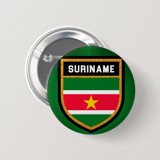 Suriname-Flag Button (Vorne & Hinten)